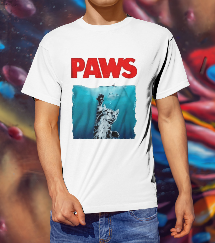 PAWS Cat Kitten Jaws T-Shirt