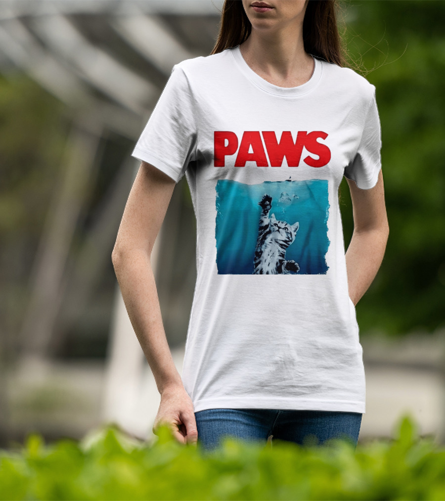 PAWS Cat Kitten Jaws T-Shirt