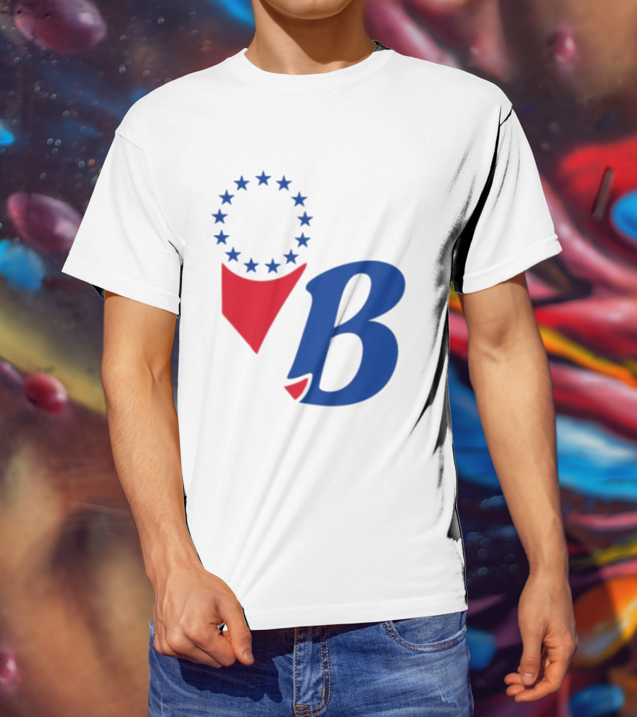 Chinatown Market Store Let Brotherly Love Philadelphia B Icon Circle Stars T-Shirt