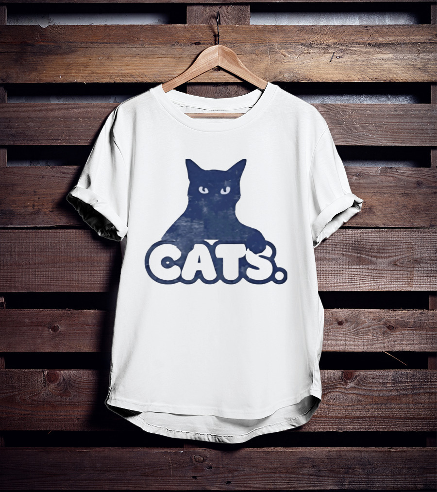 Distressed Vintage Cats Feline Kitten Pet T-Shirt