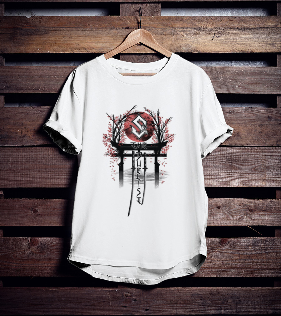 Sabaton Store Signed The Duelist S Symbol Red Circle Blossom T-Shirt
