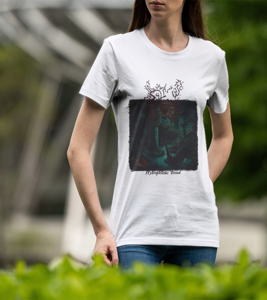 Sallow Hydrophilous Brood Metal Nightmare Forest Scene T-Shirt