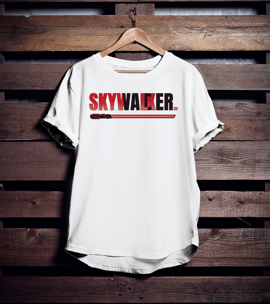 Skywalker Star Wars Lightsaber Jedi Sith Sith Lightsaber T-Shirt