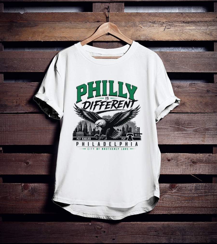 Philly Is Different Philadelphia Eagles City Of Brotherly Love T-Shirt