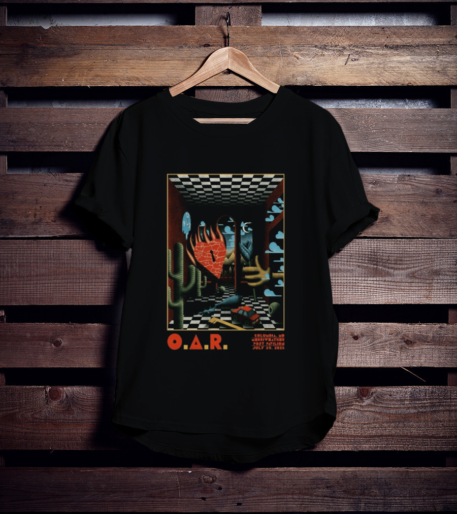 O.A.R Merriweather Post Pavilion Columbia MD July 24 2026 T-Shirt