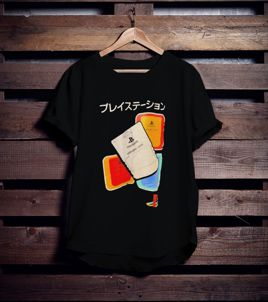 PlayStation Memory Card PS1 Sony Classic Retro Gaming Accessories T-Shirt