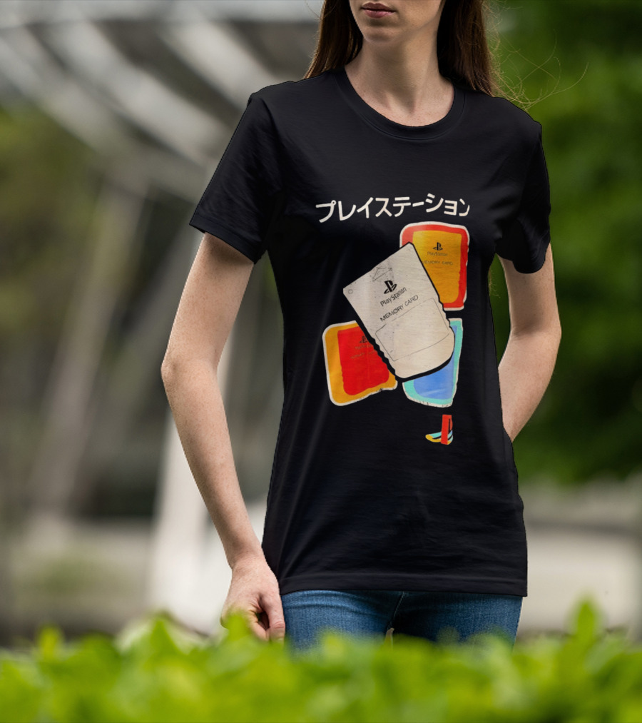 PlayStation Memory Card PS1 Sony Classic Retro Gaming Accessories T-Shirt