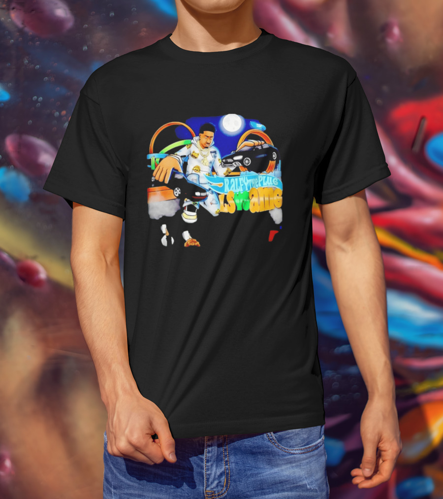 Ralfy The Plug LS Vs AMG Hot Wheels Racing Adventure With Street Style And Iconic Moonlit Scene T-Shirt