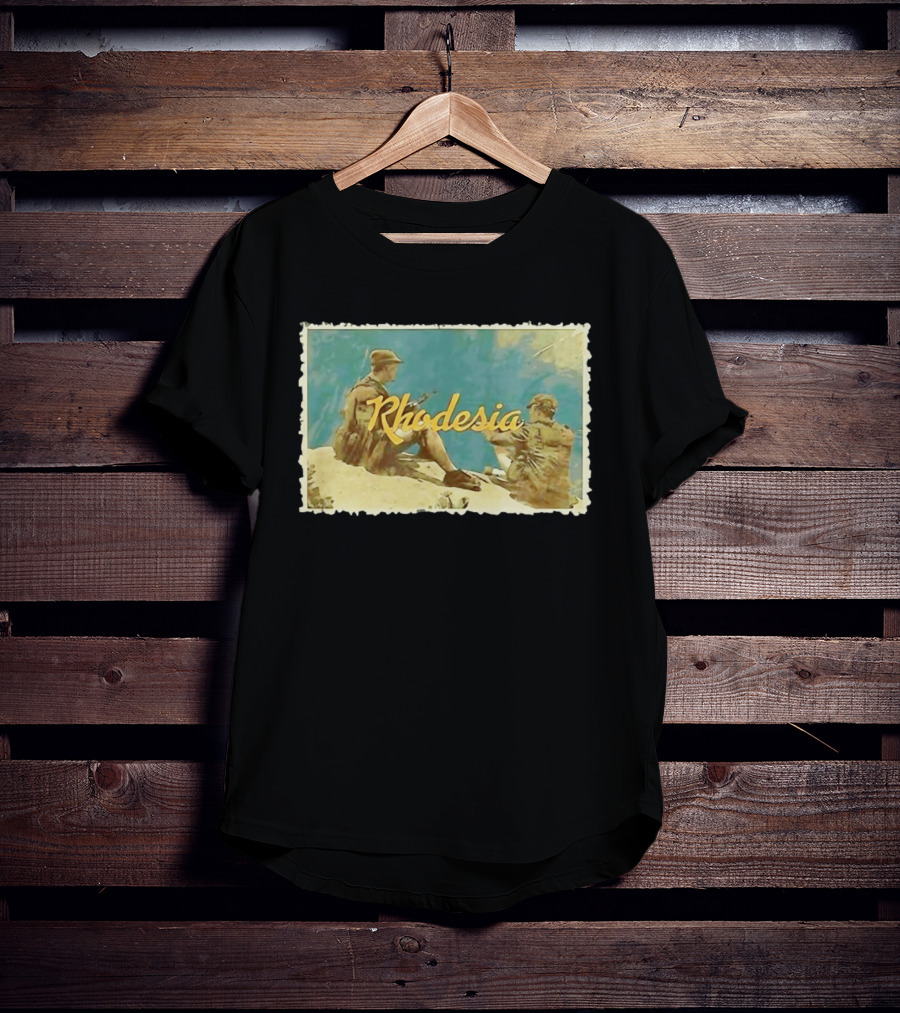 Rhodesia Soldiers Bush War Vintage Nostalgia T-Shirt