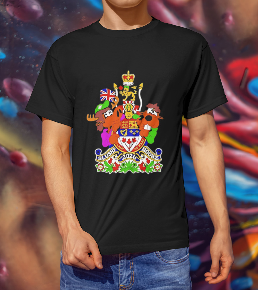 Slushy Noobz 2026 Coat Of Arms A Mari Ad Mare Martin Hamzah T-Shirt