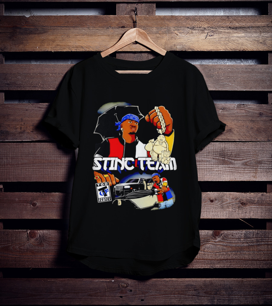 Stinc Team Too Greedy Family Urban Streetwear T-Shirt
