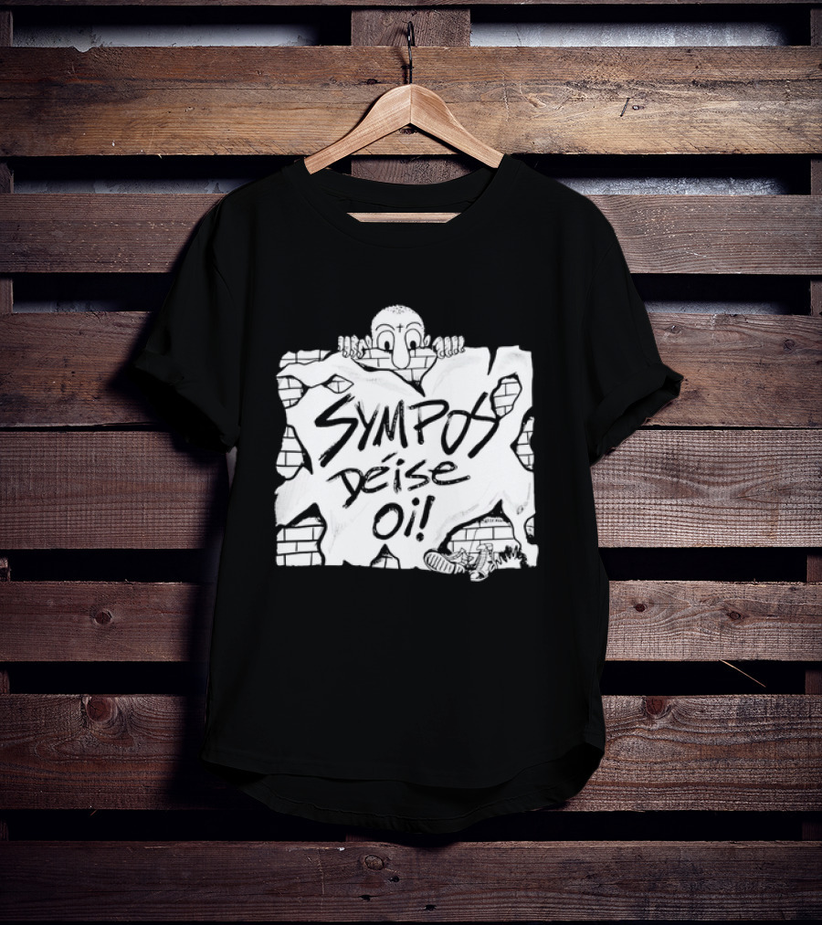 Sympos Deise Oi Skinhead Brick Wall Punk T-Shirt