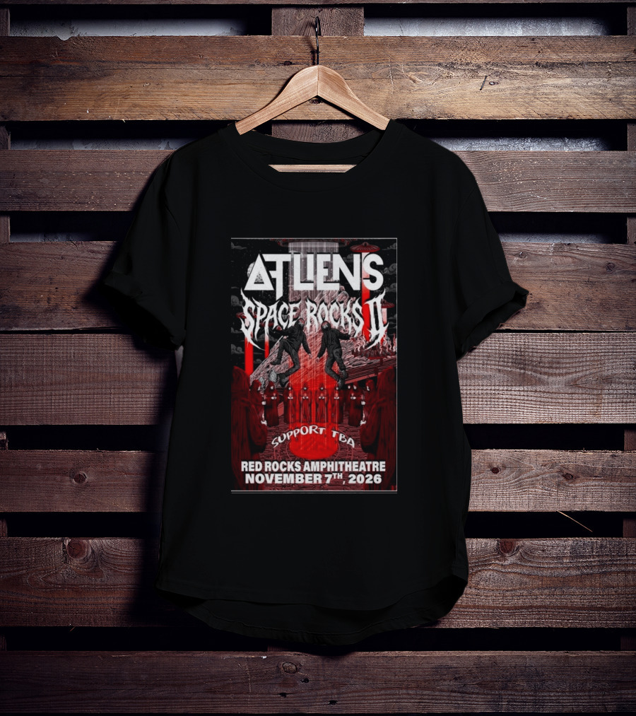 ATLIENS Space Rocks II Red Rocks Amphitheatre November 7 2026 T-Shirt