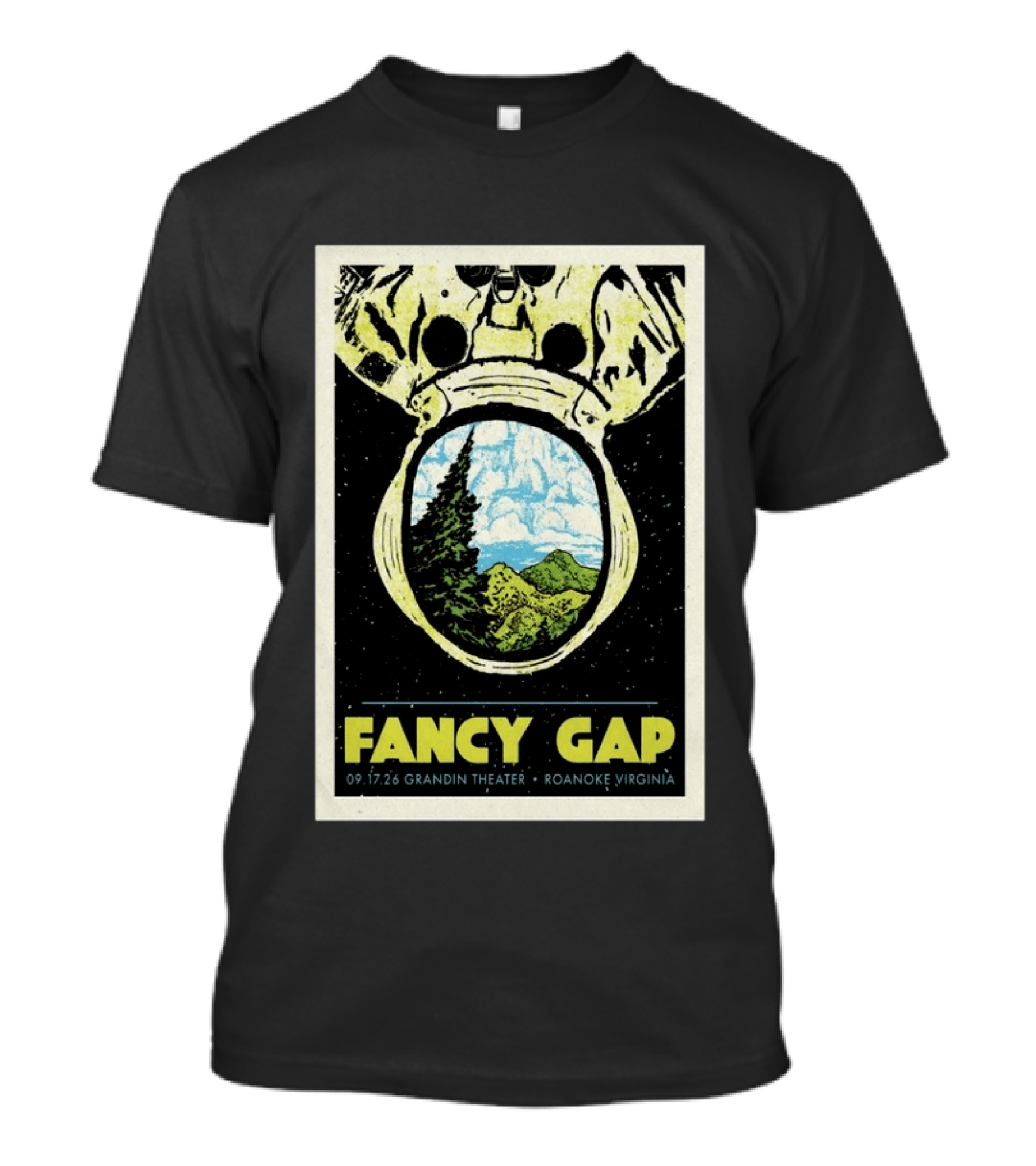 Fancy Gap 09 17 26 Grandin Theater Roanoke Virginia T-Shirt