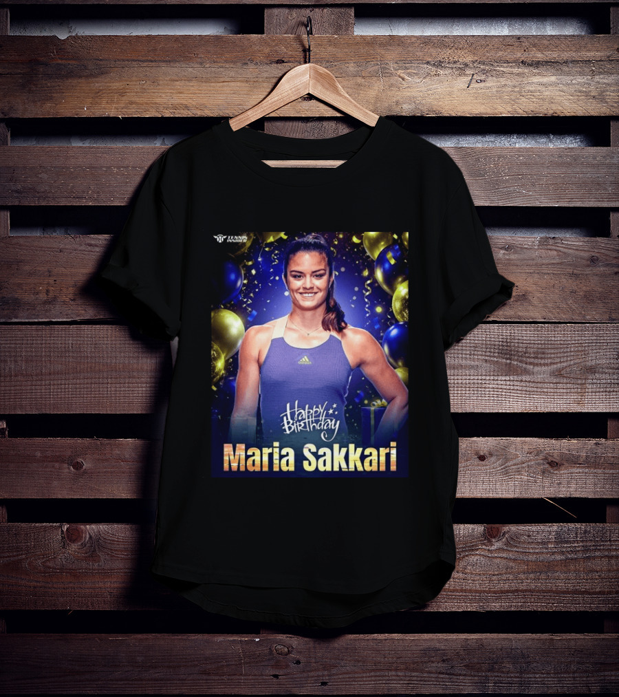 Happy Birthday Maria Sakkari Tennis Insider Celebration T-Shirt