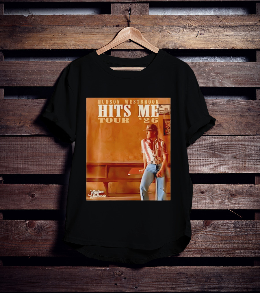 Hudson Westbrook Hits Me Tour '26 Retro Americana T-Shirt