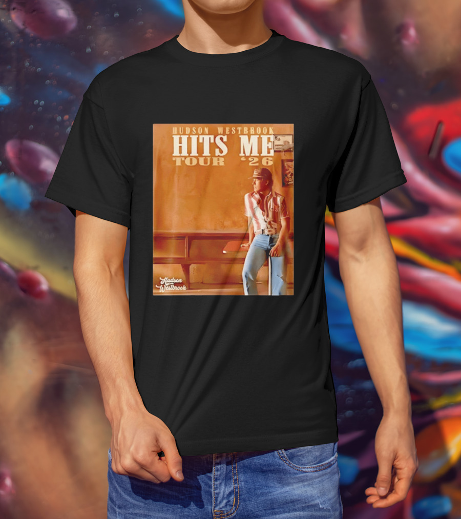 Hudson Westbrook Hits Me Tour '26 Retro Americana T-Shirt
