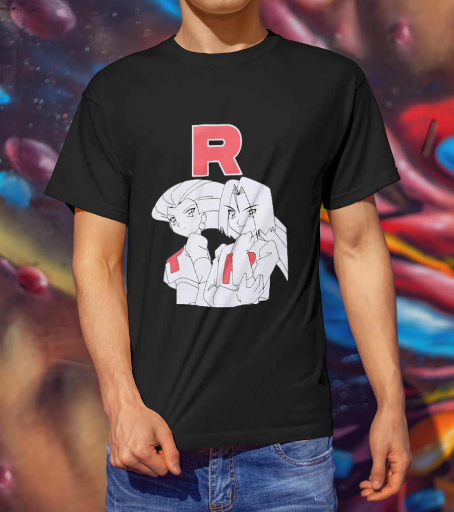 Jessie James Team Rocket R POKEMON Characters T-Shirt