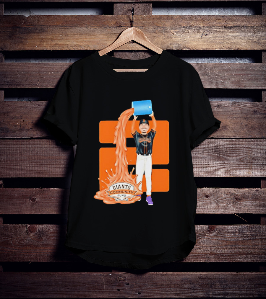 San Francisco Giants Community Fund Logan Webb Splash T-Shirt