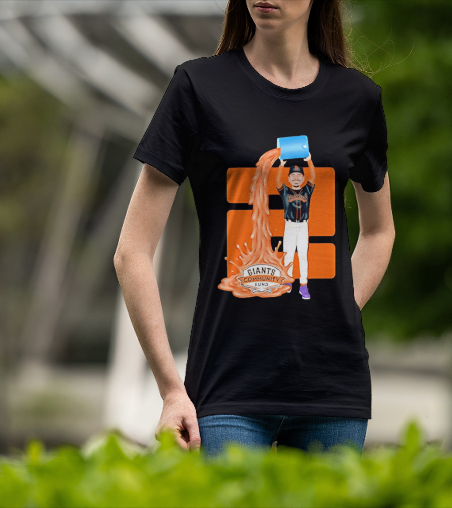 San Francisco Giants Community Fund Logan Webb Splash T-Shirt