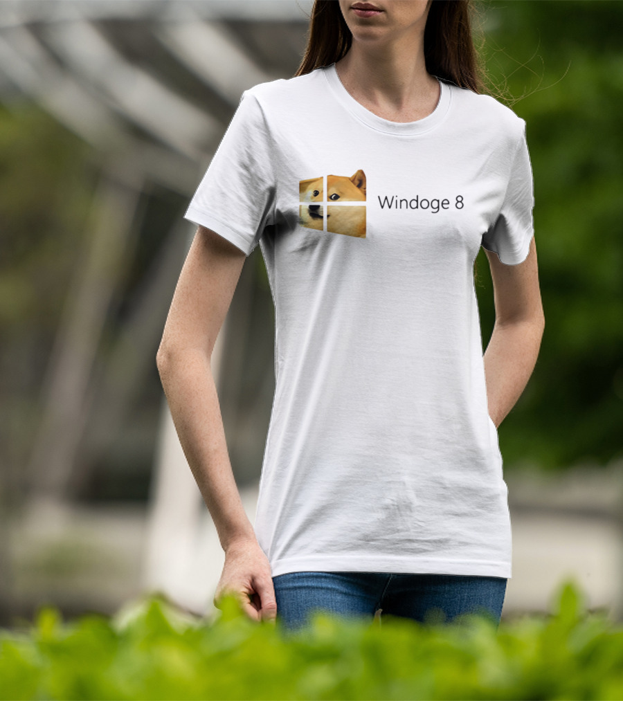 Doge Meme Windoge 8 Windows T-Shirt