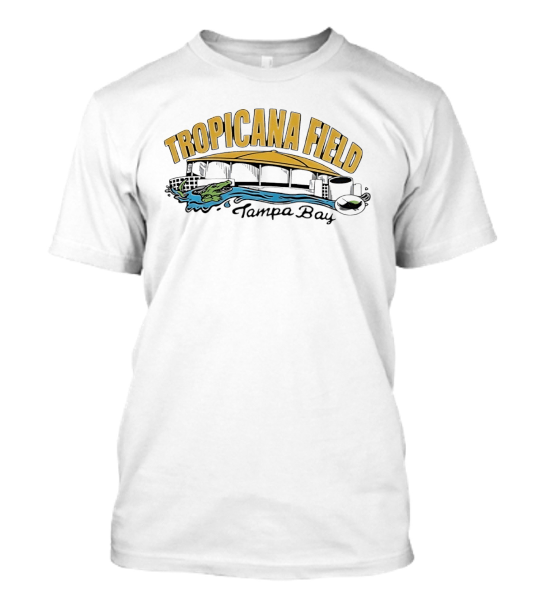Tropicana Field Tampa Bay Stadium MLB Baseball T-Shirt