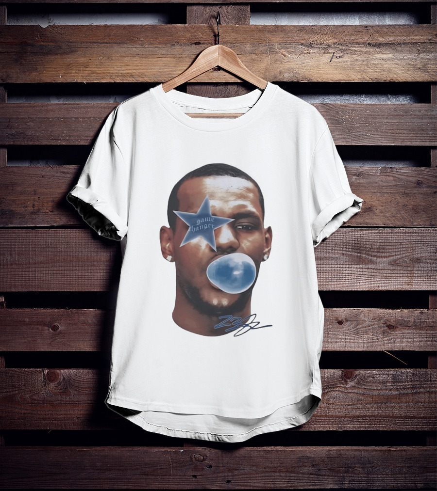 LeBron James Game Changer Star Blue Bubble 23 T-Shirt