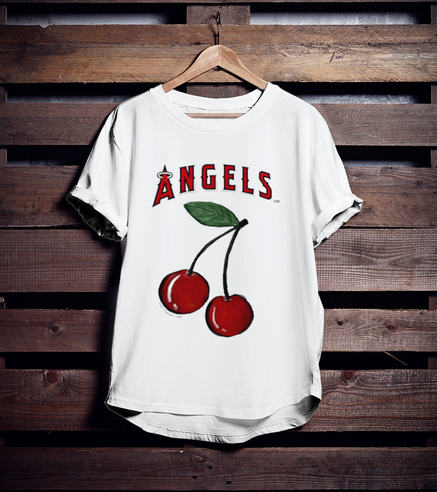 Los Angeles Angels Tiny Turnip MLB Cherries T-Shirt
