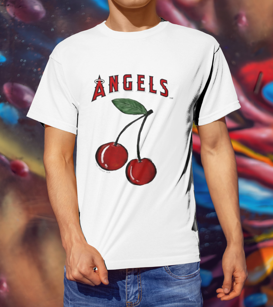 Los Angeles Angels Tiny Turnip MLB Cherries T-Shirt