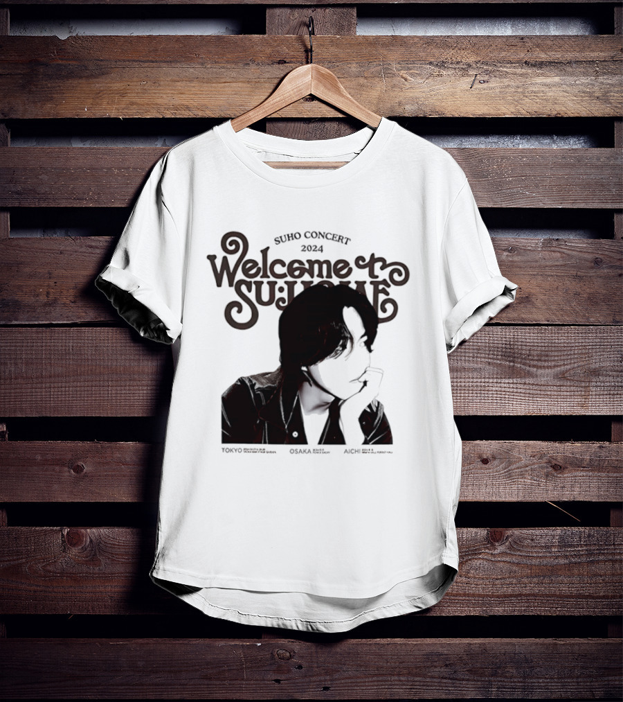SUHO Concert 2024 Welcome To Su Home Tokyo Osaka Aichi Tour T-Shirt