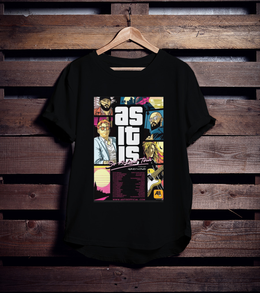 As It Is So Alive Tour UK Ireland 2026 Featuring Greywind T-Shirt
