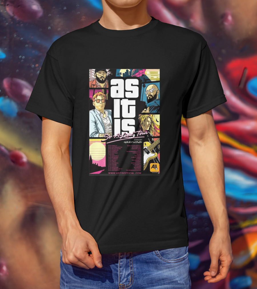 As It Is So Alive Tour UK Ireland 2026 Featuring Greywind T-Shirt