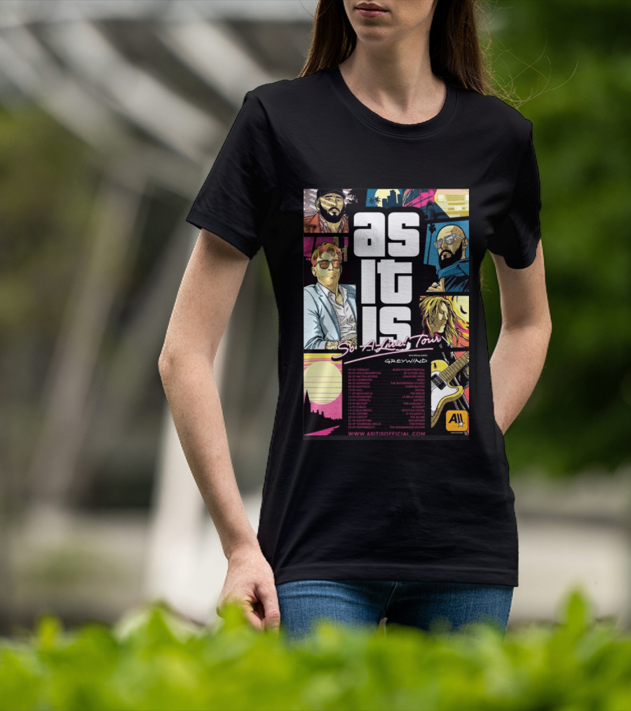 As It Is So Alive Tour UK Ireland 2026 Featuring Greywind T-Shirt