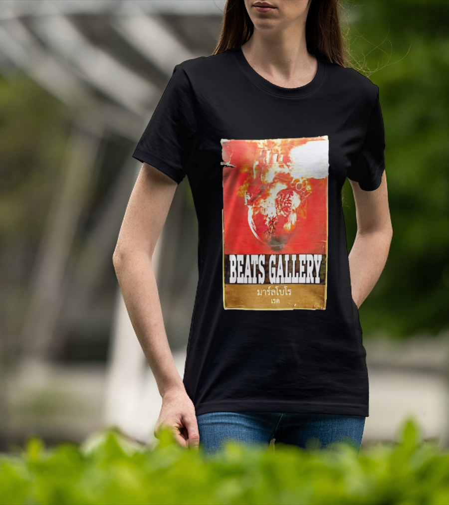 BEATS GALLERY Marlboro Red Anatomical Heart T-Shirt