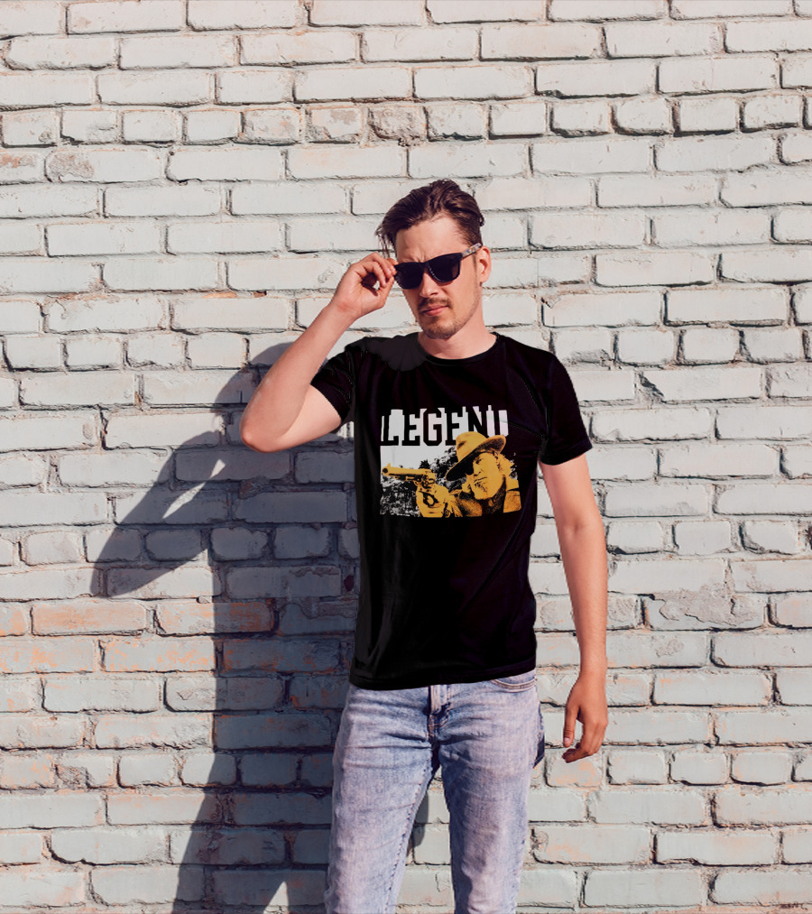Legend Clint Eastwood Pointing Revolver T-Shirt
