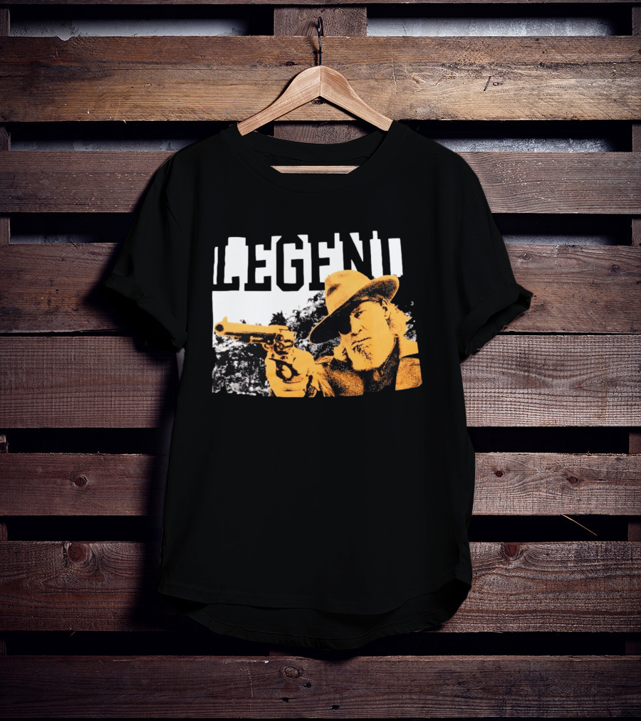 Legend Clint Eastwood Pointing Revolver T-Shirt