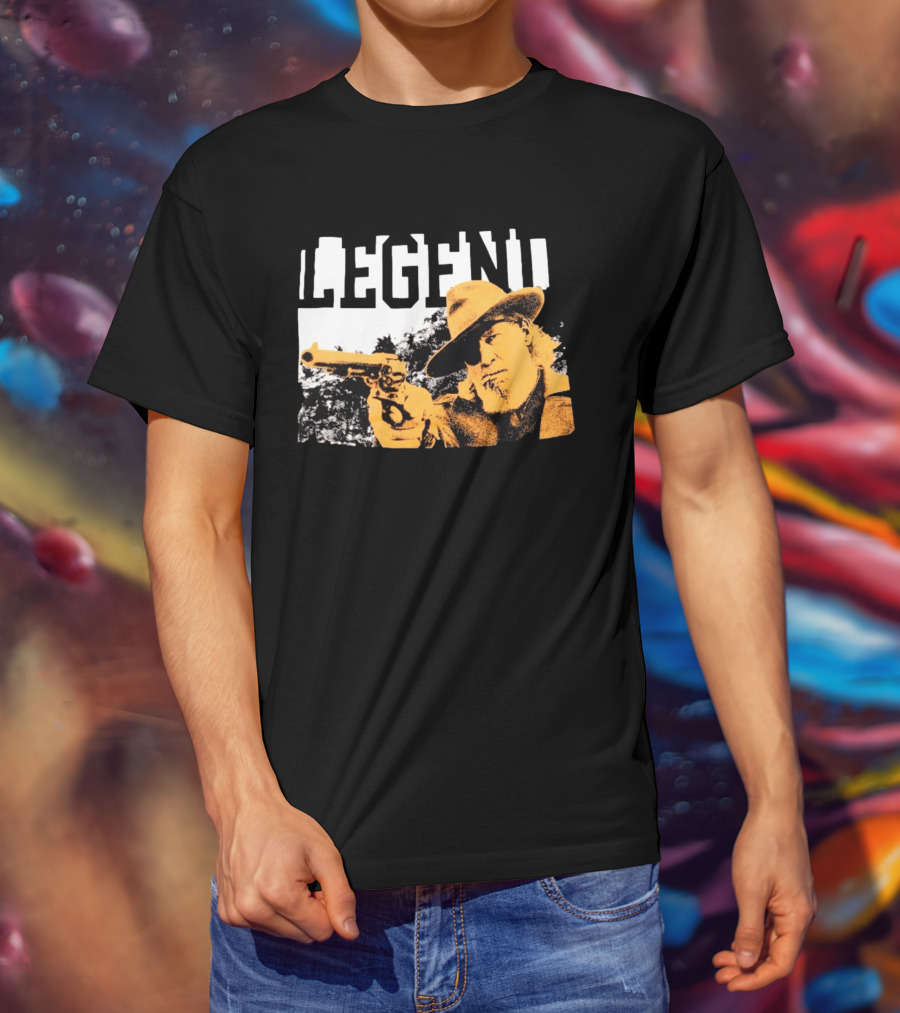 Legend Clint Eastwood Pointing Revolver T-Shirt