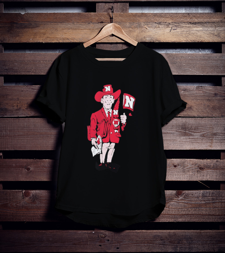Nebraska Cornhuskers Herbie Husker Vintage Distressed T-Shirt