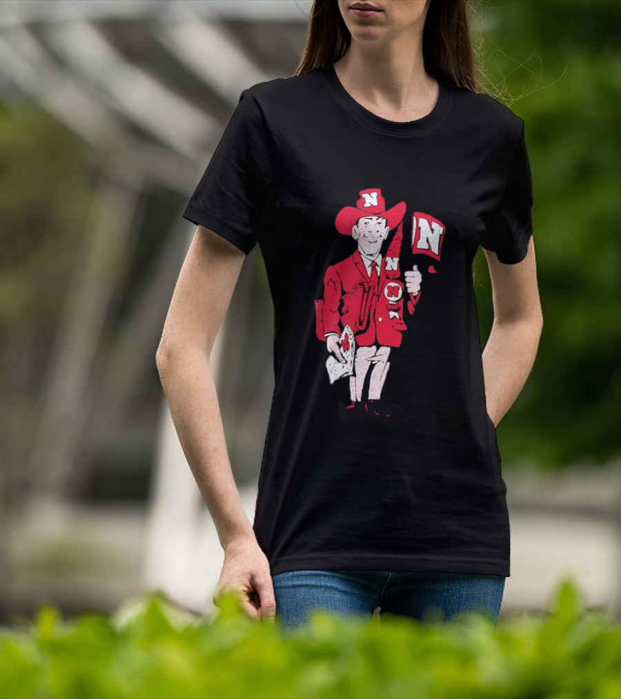 Nebraska Cornhuskers Herbie Husker Vintage Distressed T-Shirt