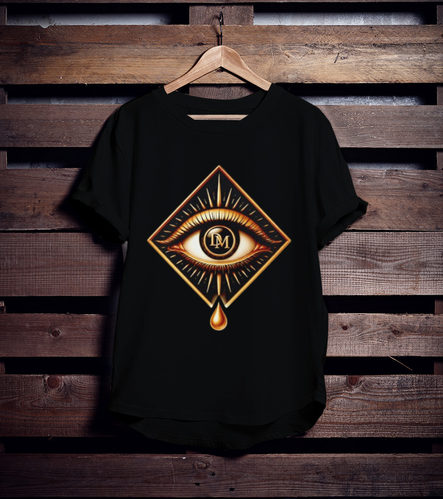 DM Luxury Brand Divine Moodwear Eye Symbol Minimalist T-Shirt