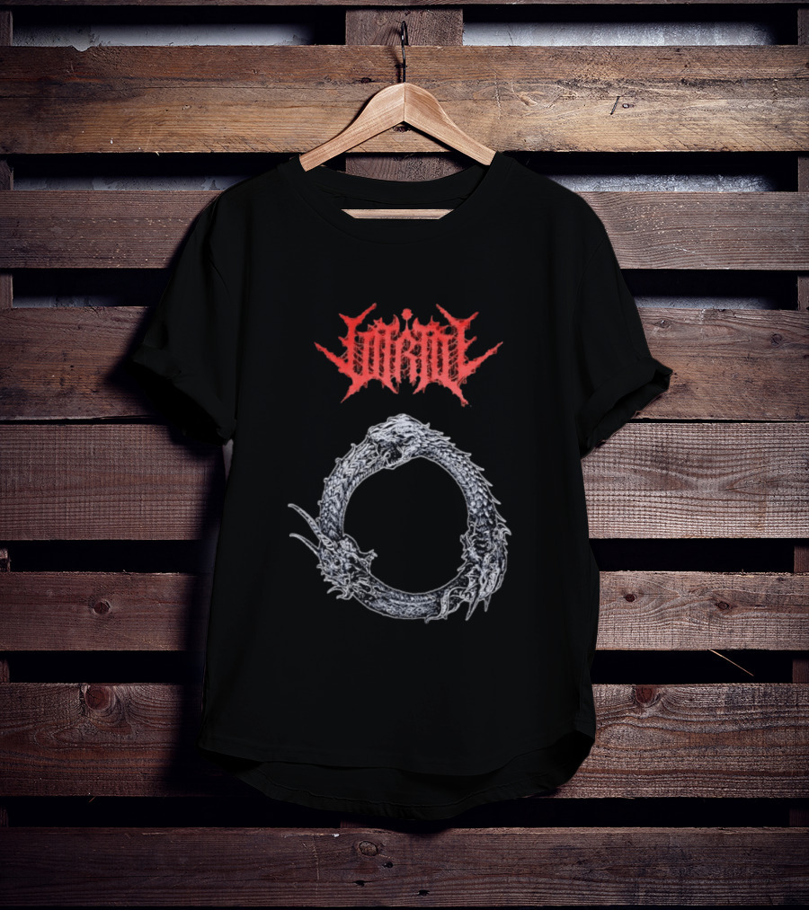 Jormungandr Ouroboros Serpent Circle With Lorna Shore T-Shirt