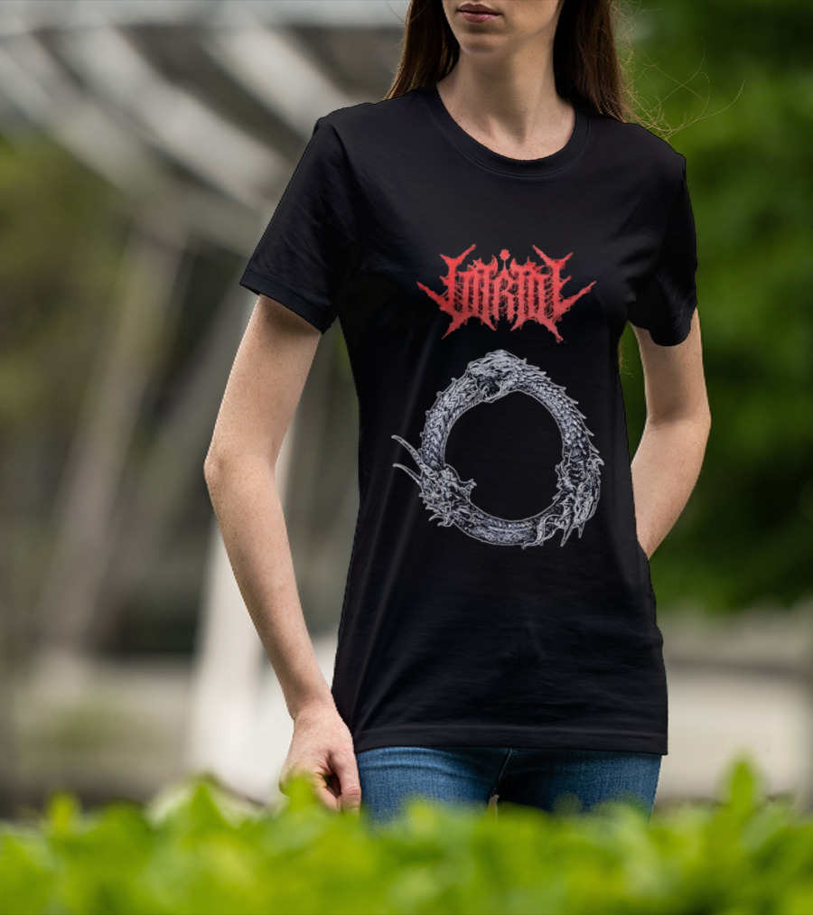 Jormungandr Ouroboros Serpent Circle With Lorna Shore T-Shirt