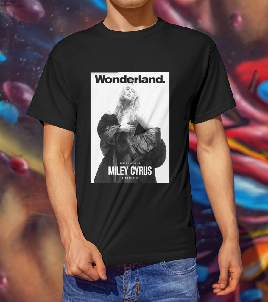 Wonderland Guest Edited By Miley Cyrus Summer 2026 T-Shirt