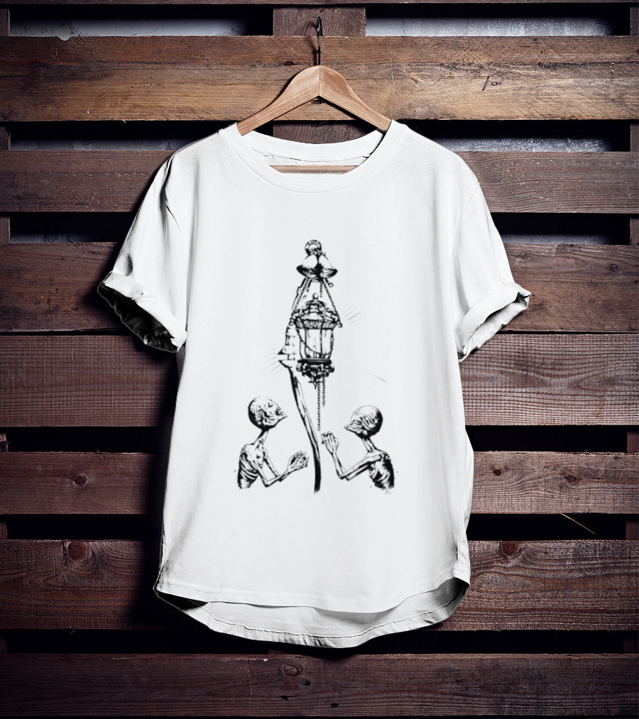 Elden Ring Lanternbearer Prisoner Soul Shrine Dark Fantasy Nightmarish Scene T-Shirt