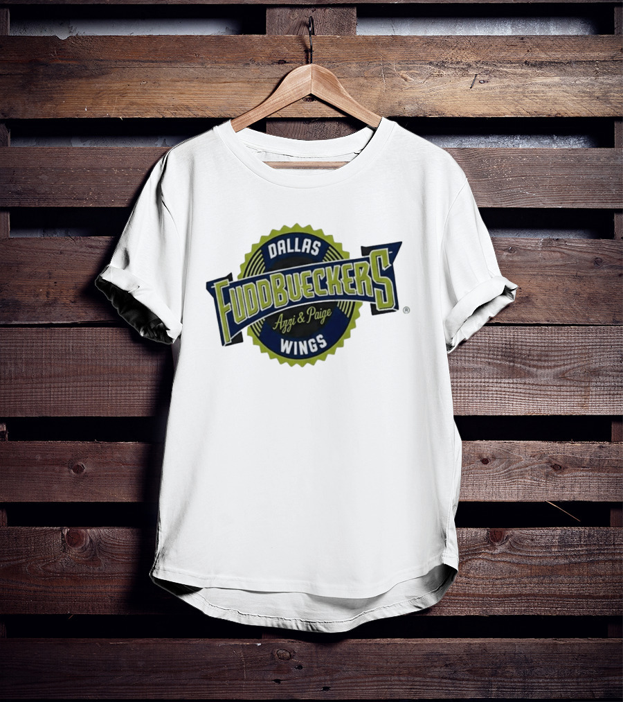 Fuddruckers Dallas Wings Azzi & Paige WNBA Basketball T-Shirt