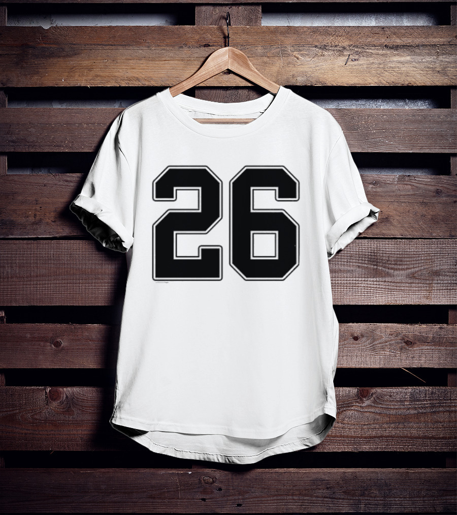 Minnesota Vikings Salute To Service 26 Name And Number T-Shirt