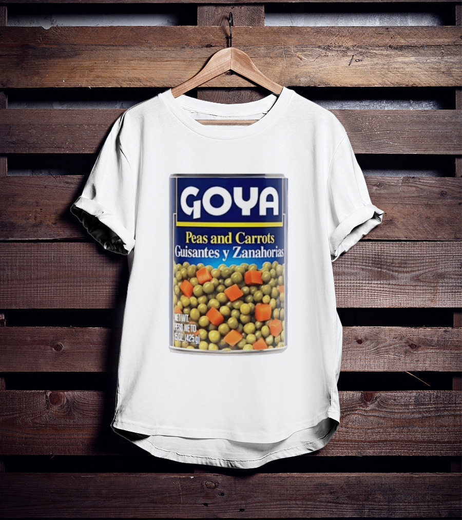 Goya Peas And Carrots Guisantes Y Zanahorias 15 Oz 425 G Canned Vegetable Mix T-Shirt