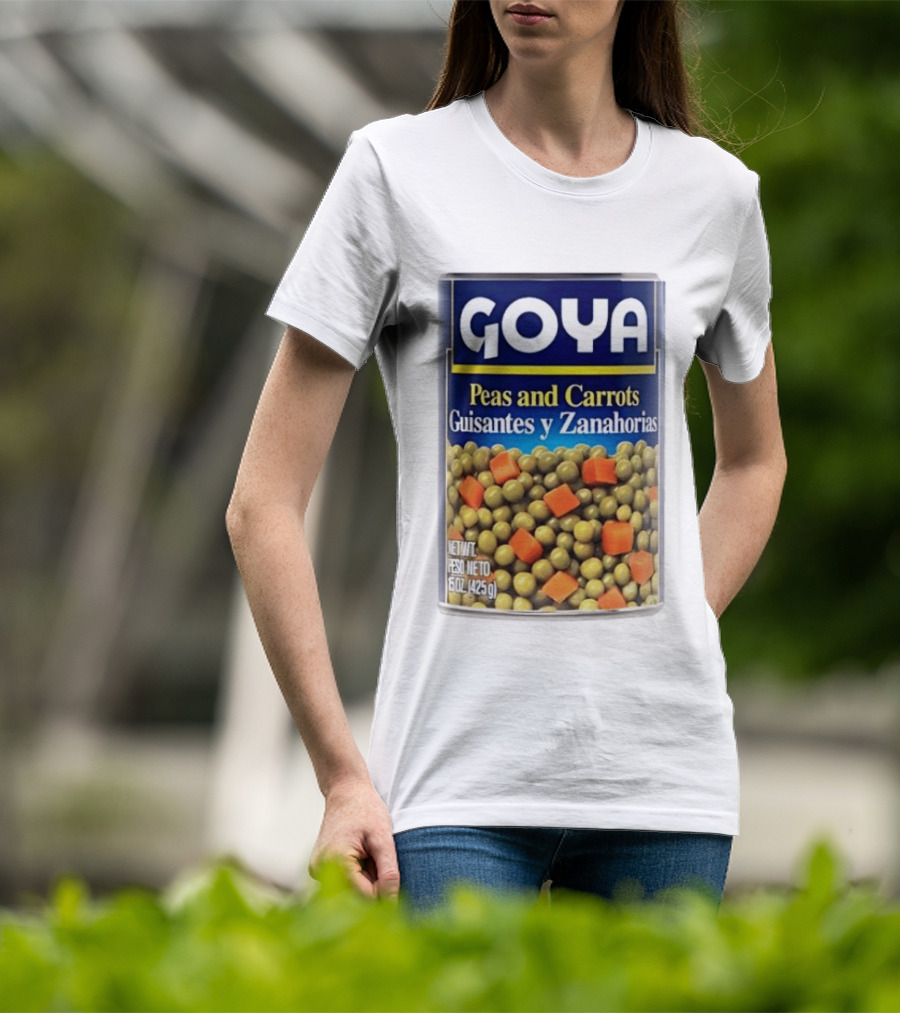 Goya Peas And Carrots Guisantes Y Zanahorias 15 Oz 425 G Canned Vegetable Mix T-Shirt