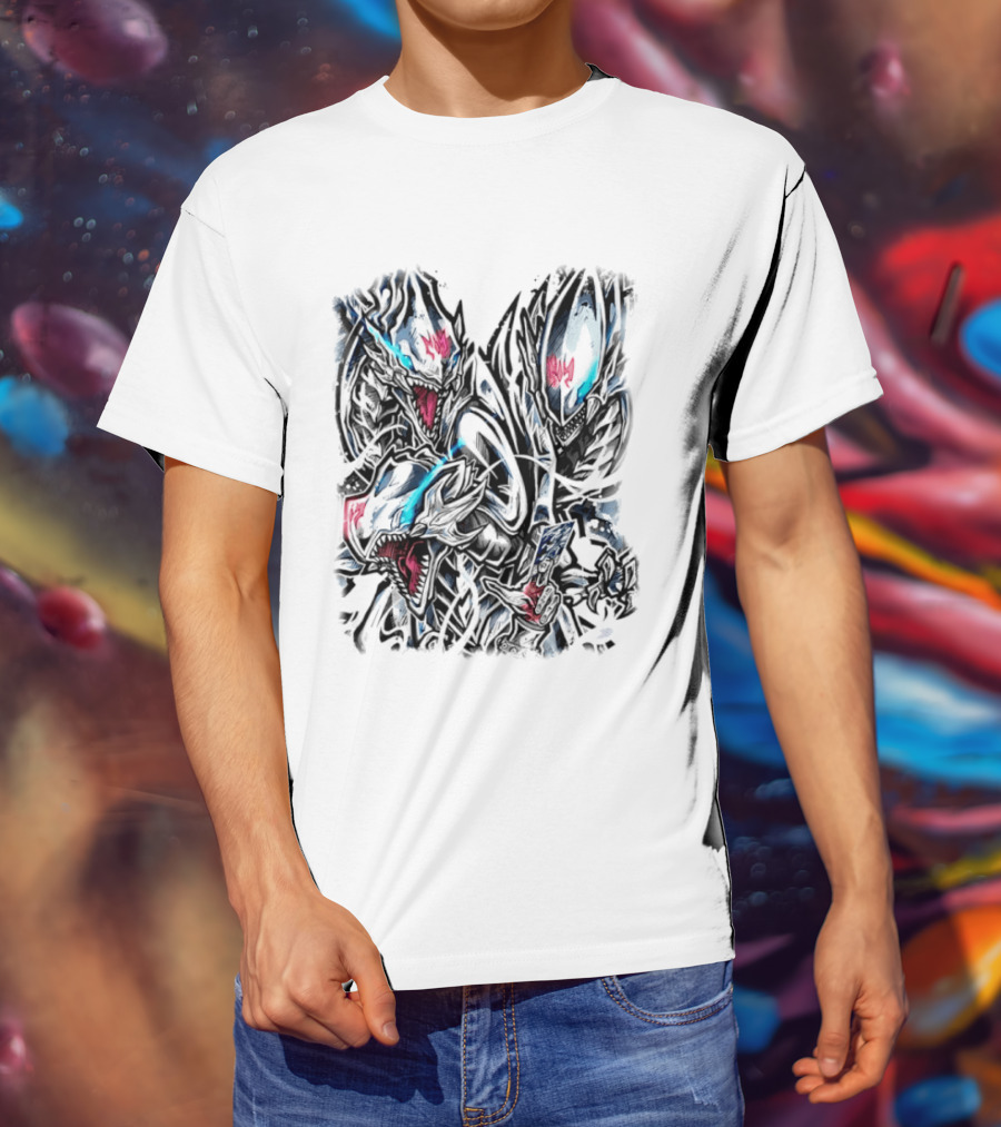 Blue Eyes White Dragon Yu Gi Oh Card Seto Kaiba Spirit Beast Tamer T-Shirt