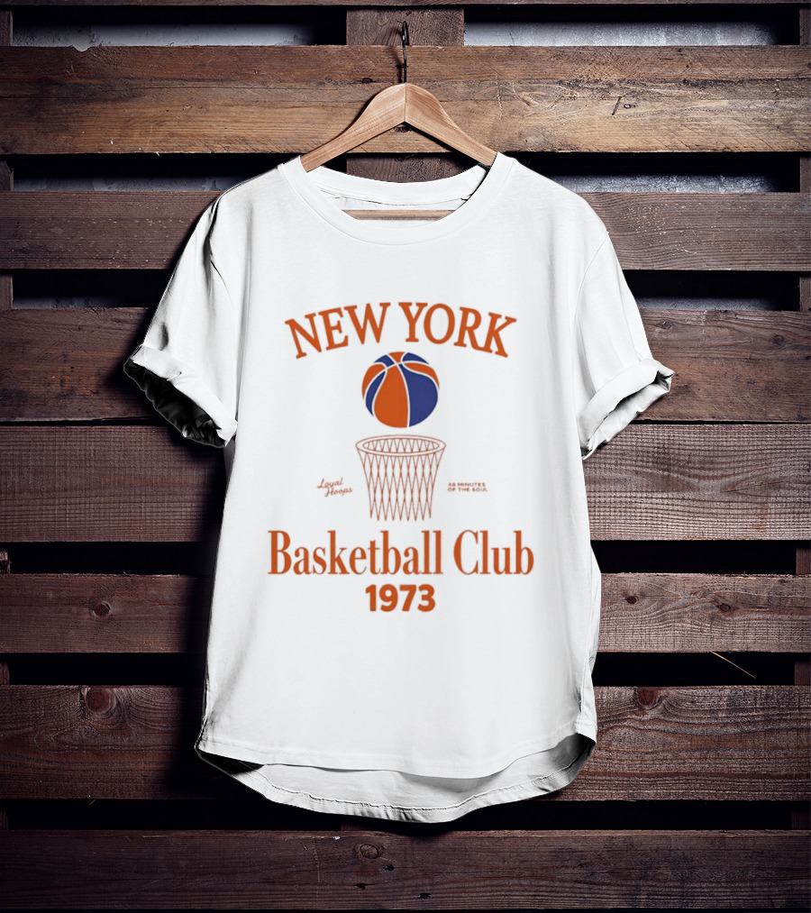 New York Basketball Club 1973 Loyal Hoops 48 Minutes Of The Soul T-Shirt
